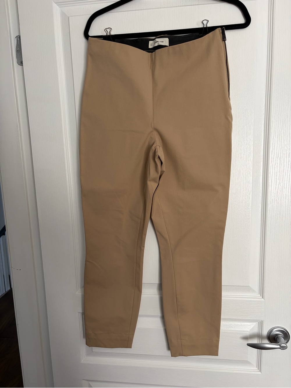 Everlane in Tan High-Waist Skinny Pants